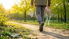 Studier visar att en sådan ”lat” promenad förbränner fett 20 % effektivare
